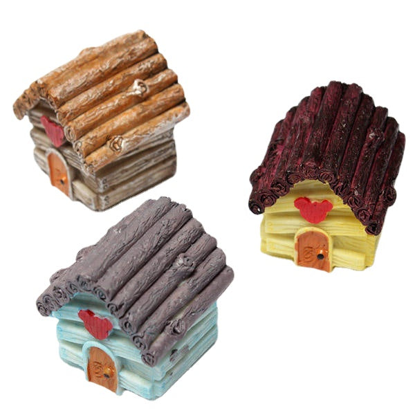 Micro Landscape Decorations Resin Mini House Garden DIY Decor