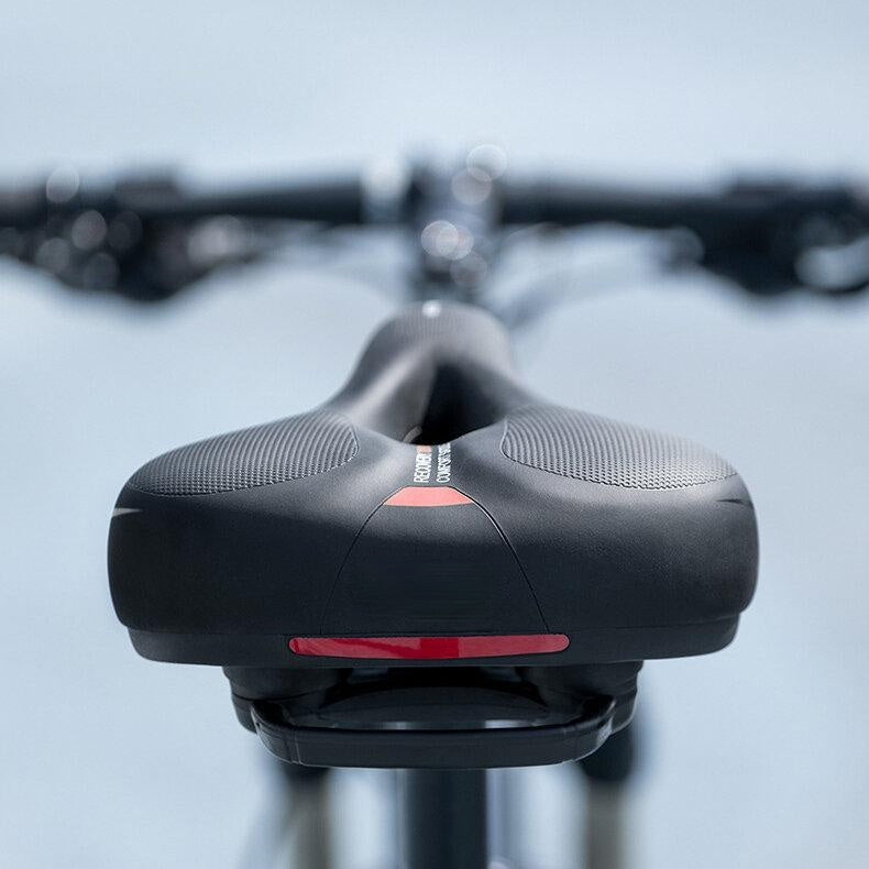 Bike Saddle Rainproof PU Surface Soft Foam Shockproof Streamlined