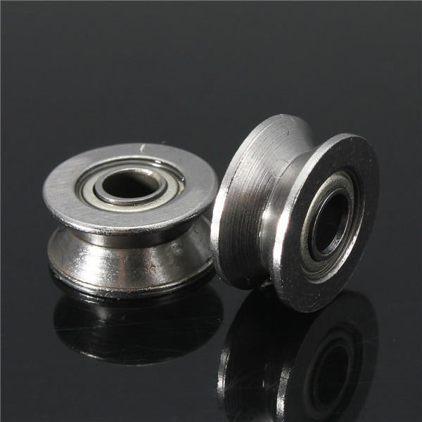 10pcs V Groove Sealed Ball Bearings V Groove 4x13x6mm 1.5mm Deep Ball Bearings