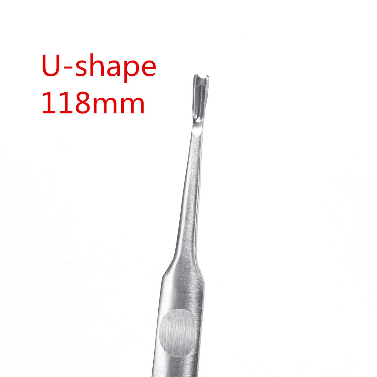 95/113/116/118mm V/U-shaped Silver Stainless Steel Hand Make Leather Trencher Slotting Tools Kit