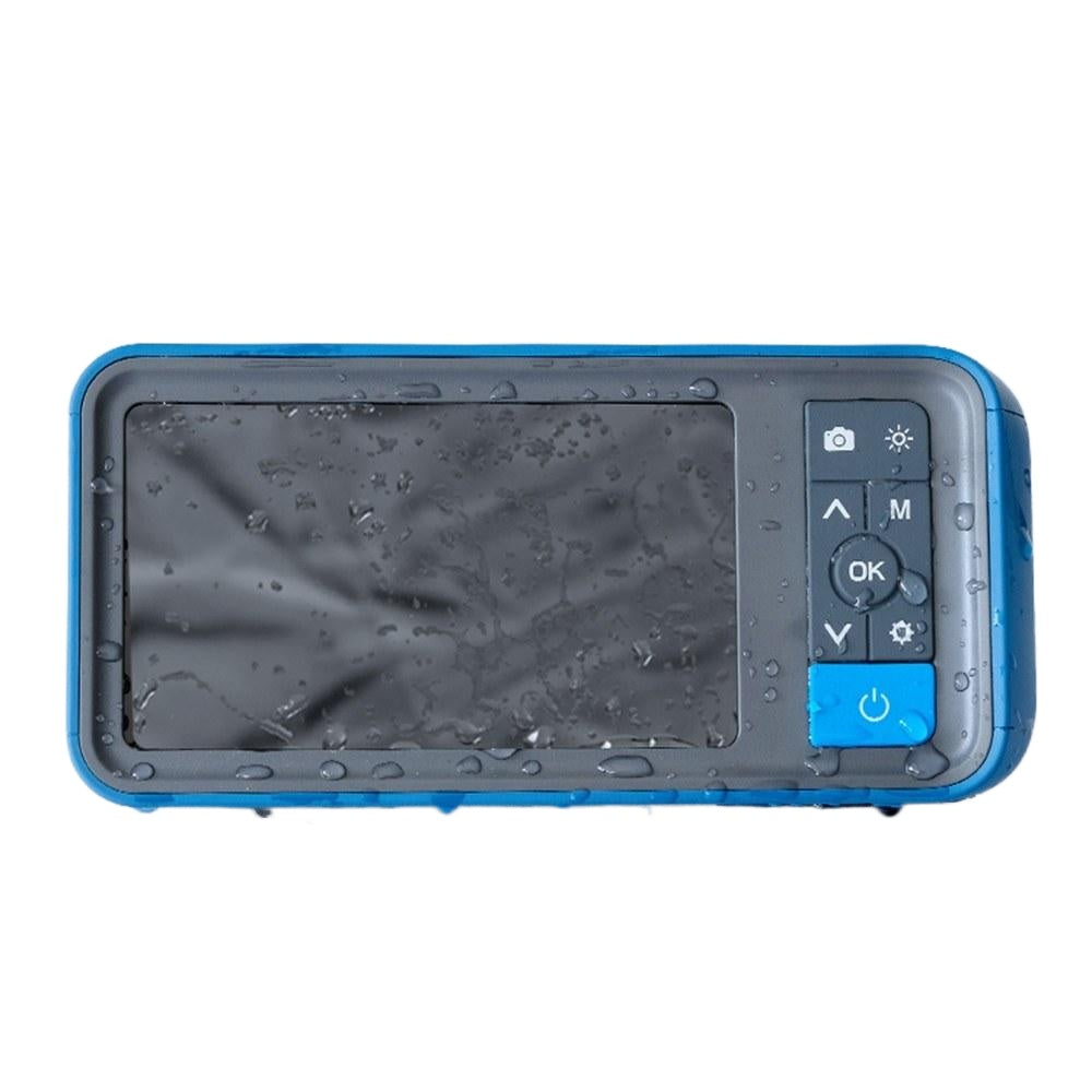 4.5inch HD Color Screen Digital Endoscope 8mm Dual Lens IP67 Waterproof Camera Brightness Adjustable Video Recorder