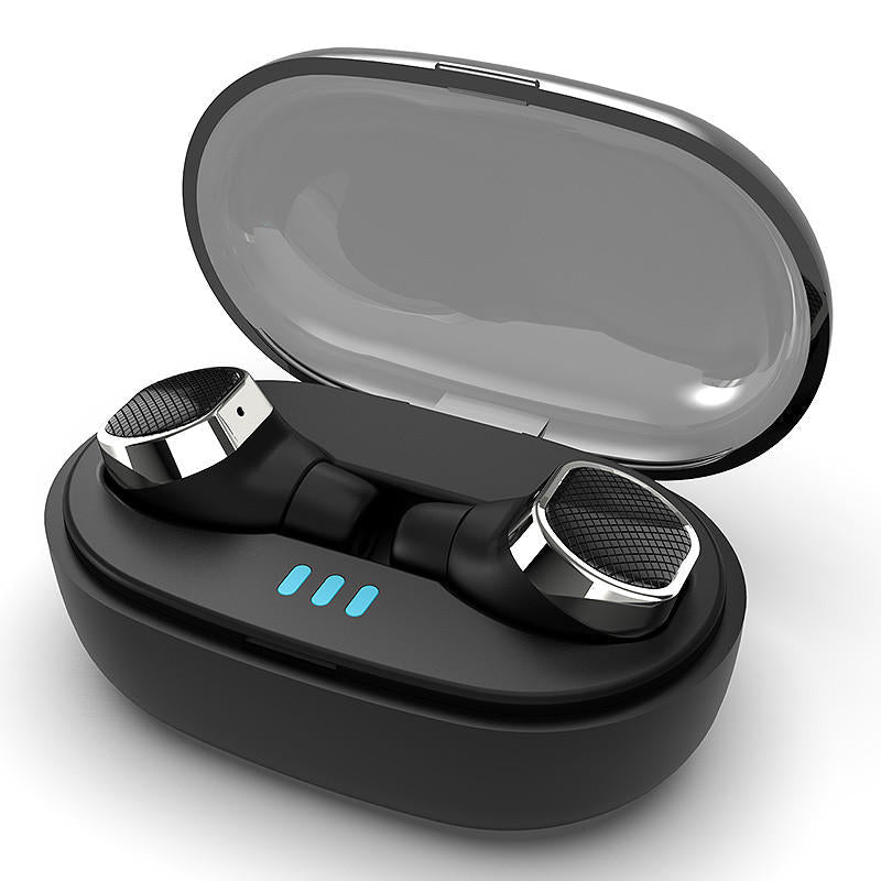 Bluetooth 5.0 TWS True Wireless Earbuds 6D Stereo IPX5 Waterproof Noise Cancelling Binaural Call Earphone