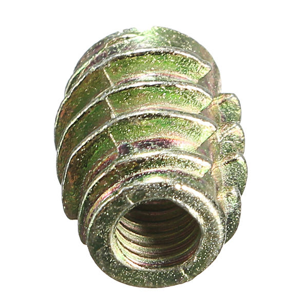 5Pcs M4x10mm Hex Drive Screw In Threaded Insert For Wood Type E