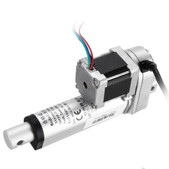DC 9-36V Stepper Motor Linear Actuator 12mm/s Adjustable Actuator Linear Actuator Tubular Motor