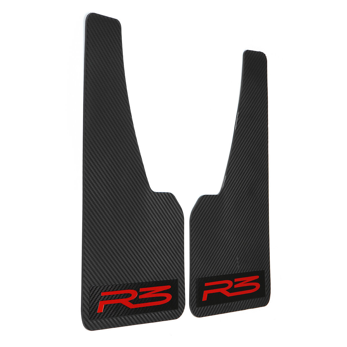 2PCS Universal Car Modification Mud Flaps Fender Guards Carbon Fiber