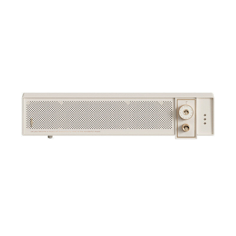 Retro Wireless Bluetooth 5.0 Soundbar Long Life Battery 4 Playing ModE Hi-Fi Sound Portable Speaker for Home Outdoor