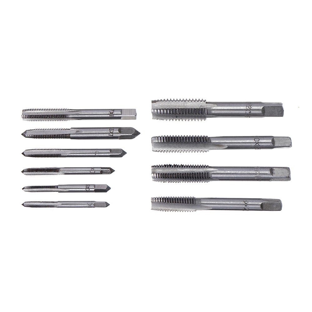 M3-M12 Adjustable Tap Spanner with 10pcs Mini Screw Hand Tap Set