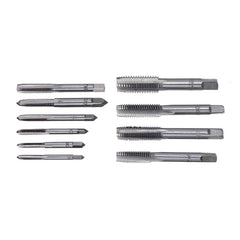 M3-M12 Adjustable Tap Spanner with 10pcs Mini Screw Hand Tap Set
