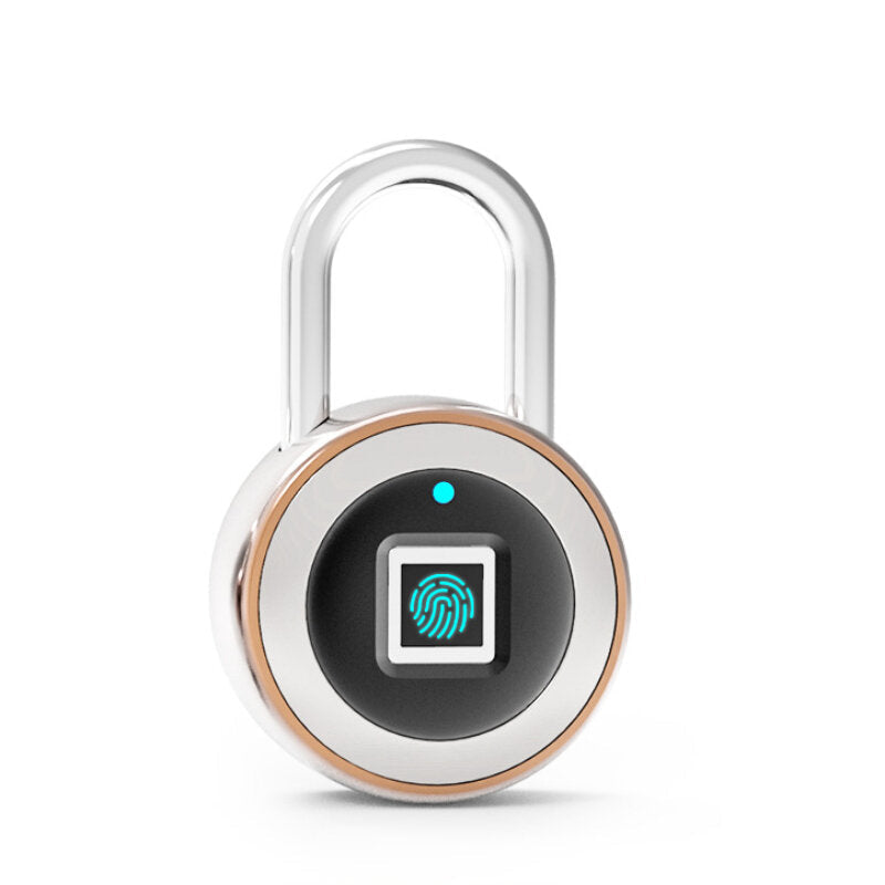 Smart Fingerprint Door Lock Padlock USB Charging Waterproof Anti Theft APP Bluetooth Remote Keyless For Cabinet Luggage Dormitory 0.5 Second Unlock