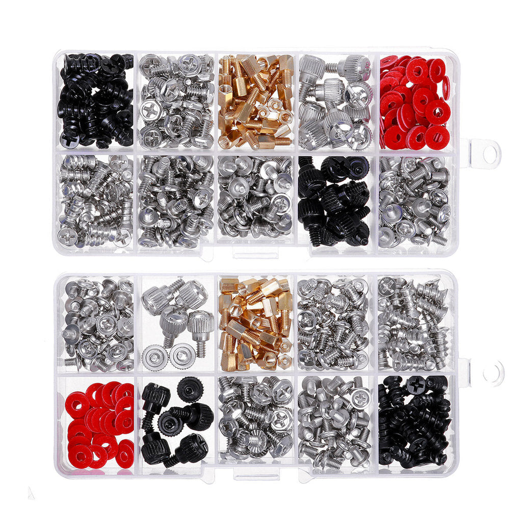 228/360Pcs DIY Computer Case Screw Set Computer Screws Boxed