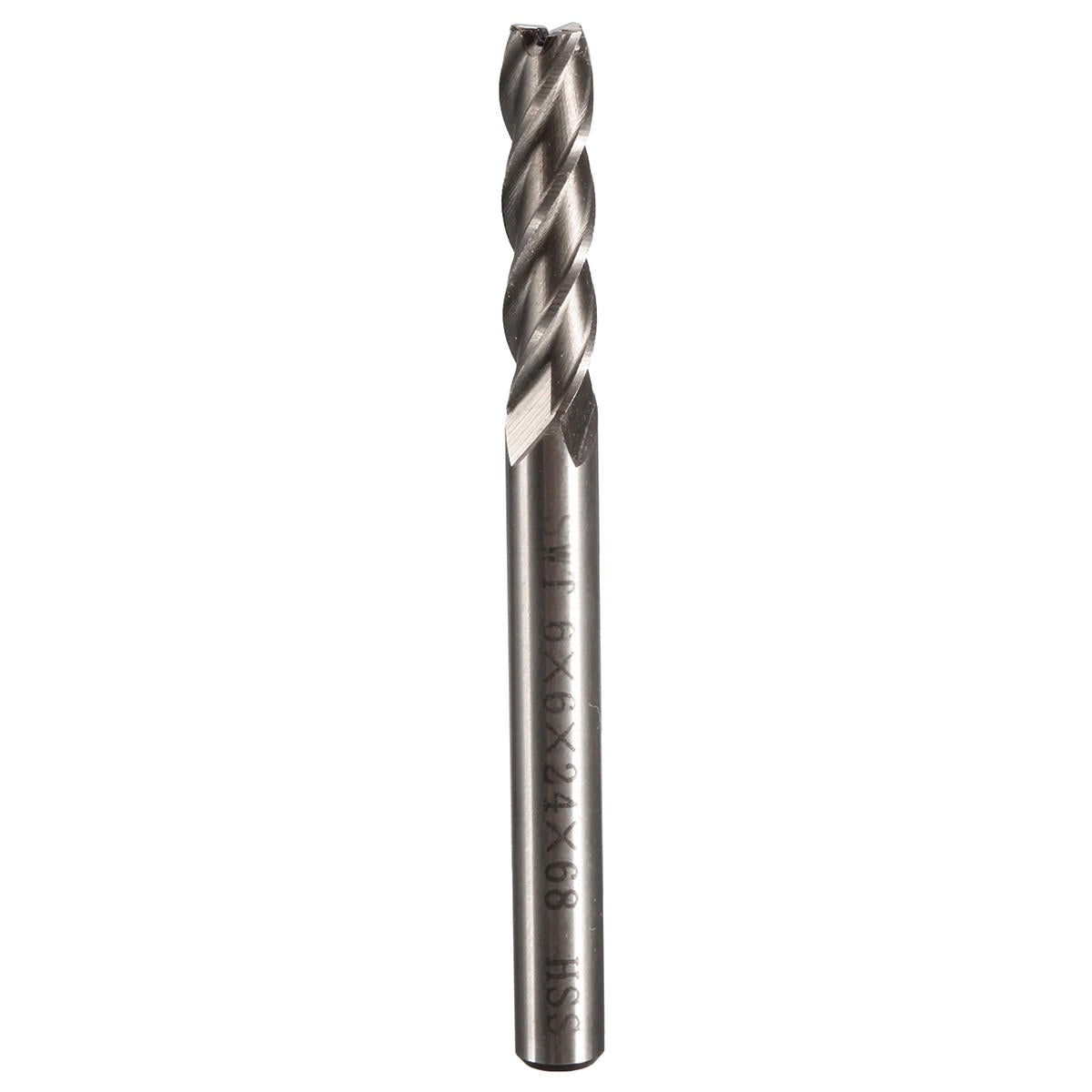 5pcs 6mm Shank Aluminum Hard HSS Milling Cutter 662468mm Lengthened End Mill Router Bit