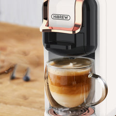 Coffee Machine Hot/Cold Brew 4in1 Multiple Capsule 19Bar DolceGusto-Milk&Nexpresso Capsule ESE pod Ground Coffee Pod H2A