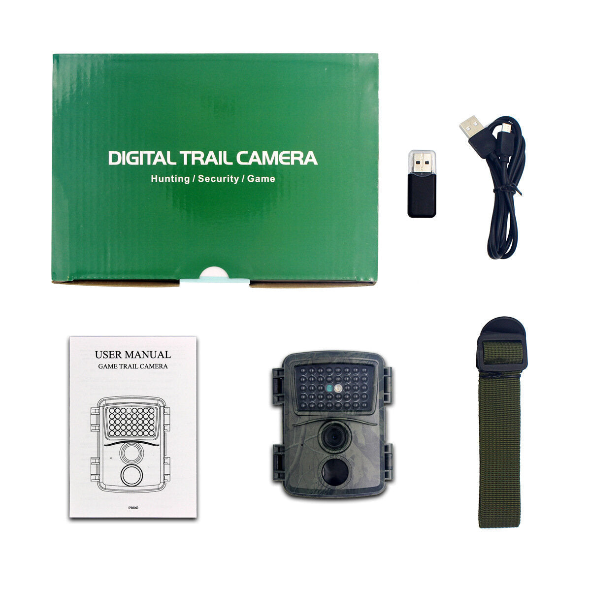 Waterproof Hunting Camera 12MP 1080P Recorder for Home Security and Wildlife Monitoring