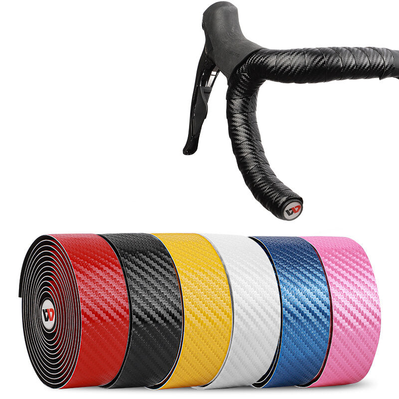 Bike Handlebar Tape Anti-slip Shock Absorption Handle Bar Tape Cycling Handle Accessories with Two Plug