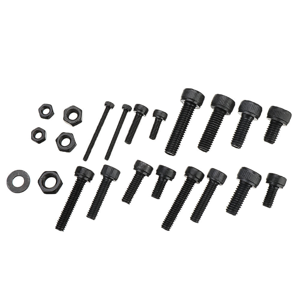 1220Pcs Alloy Steel 12.9 Grade Hex Socket Cap Head Screws Nut Washer Set Assortment Kit M2 M3 M4 M5