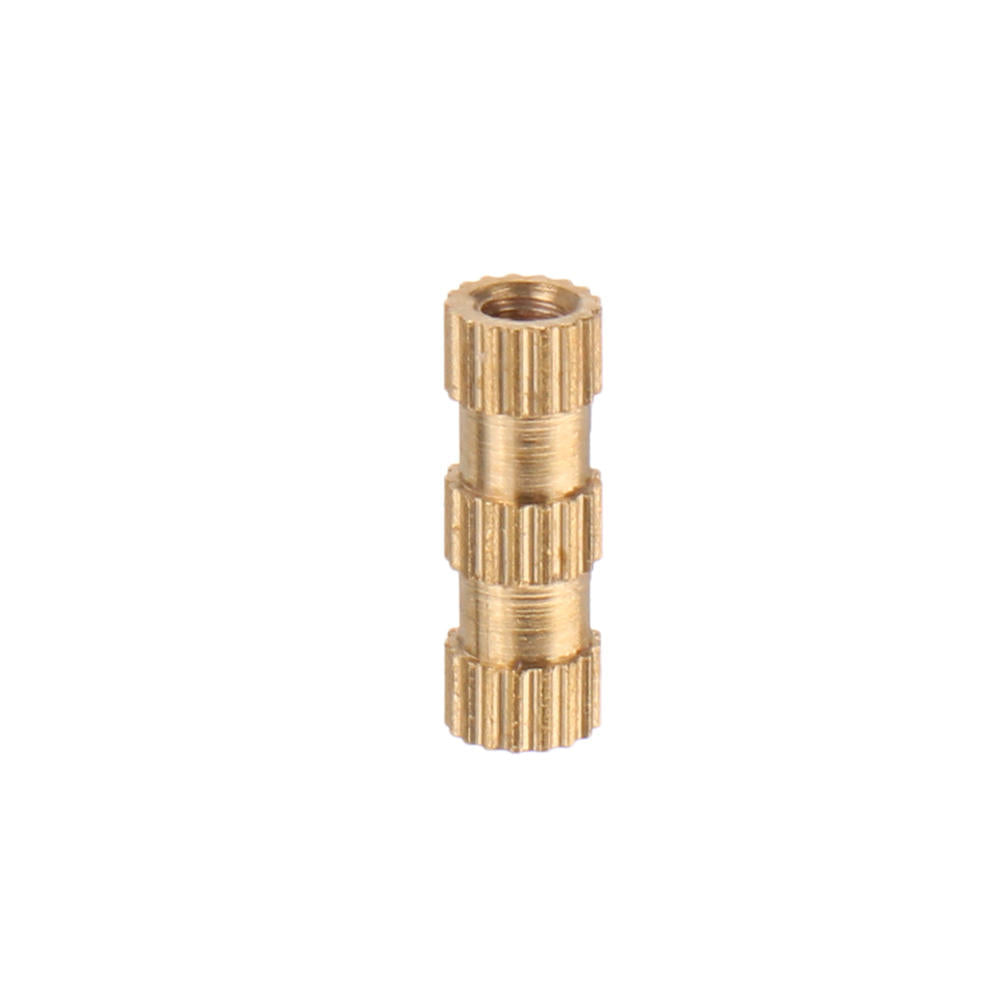 250pcs M2/M3/M4 Metric Threaded Brass Knurl Round Insert Nut Assortment Set