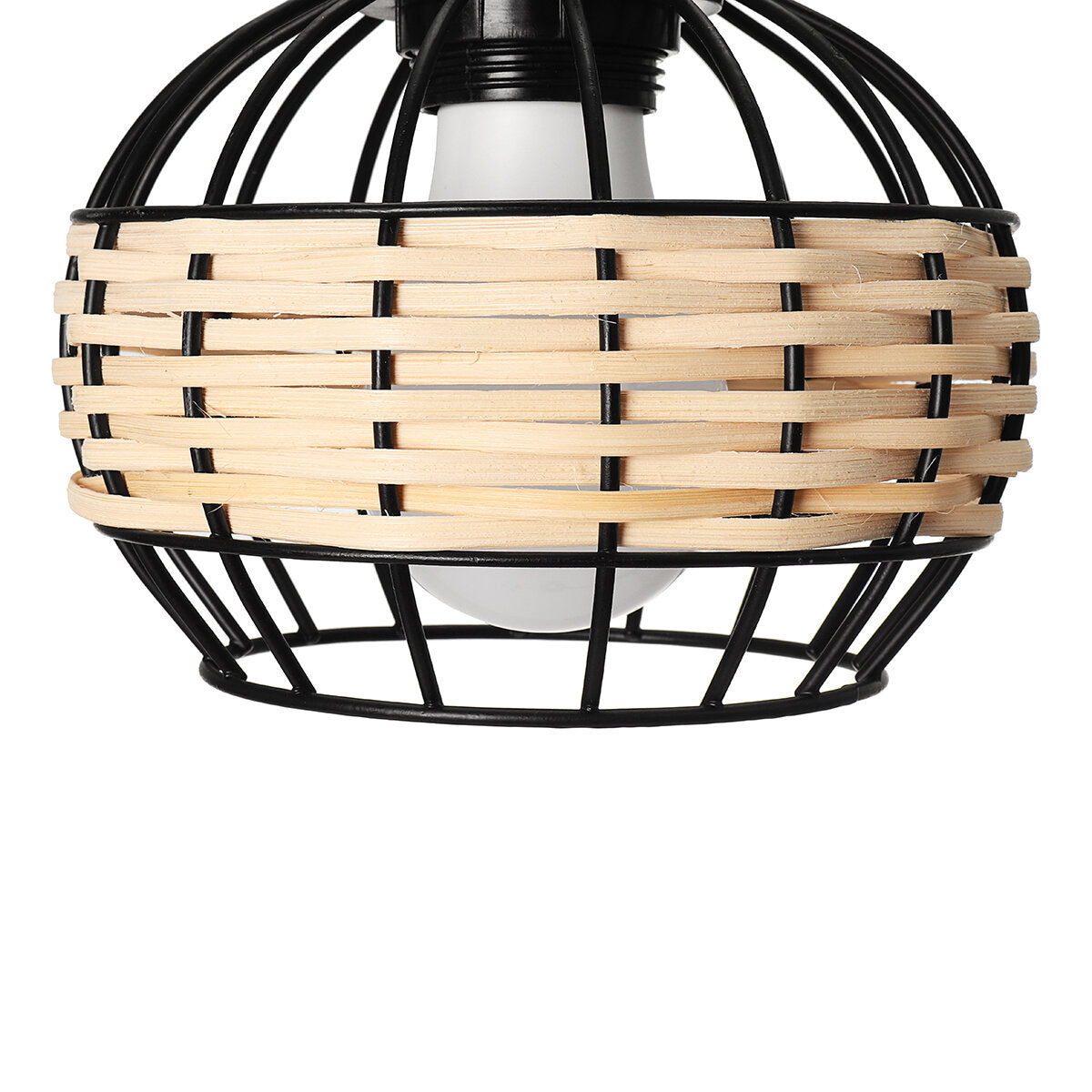 Rattan Hollow Cage Design Floor Lamp Modern & Rustic Style Living Room Bedroom