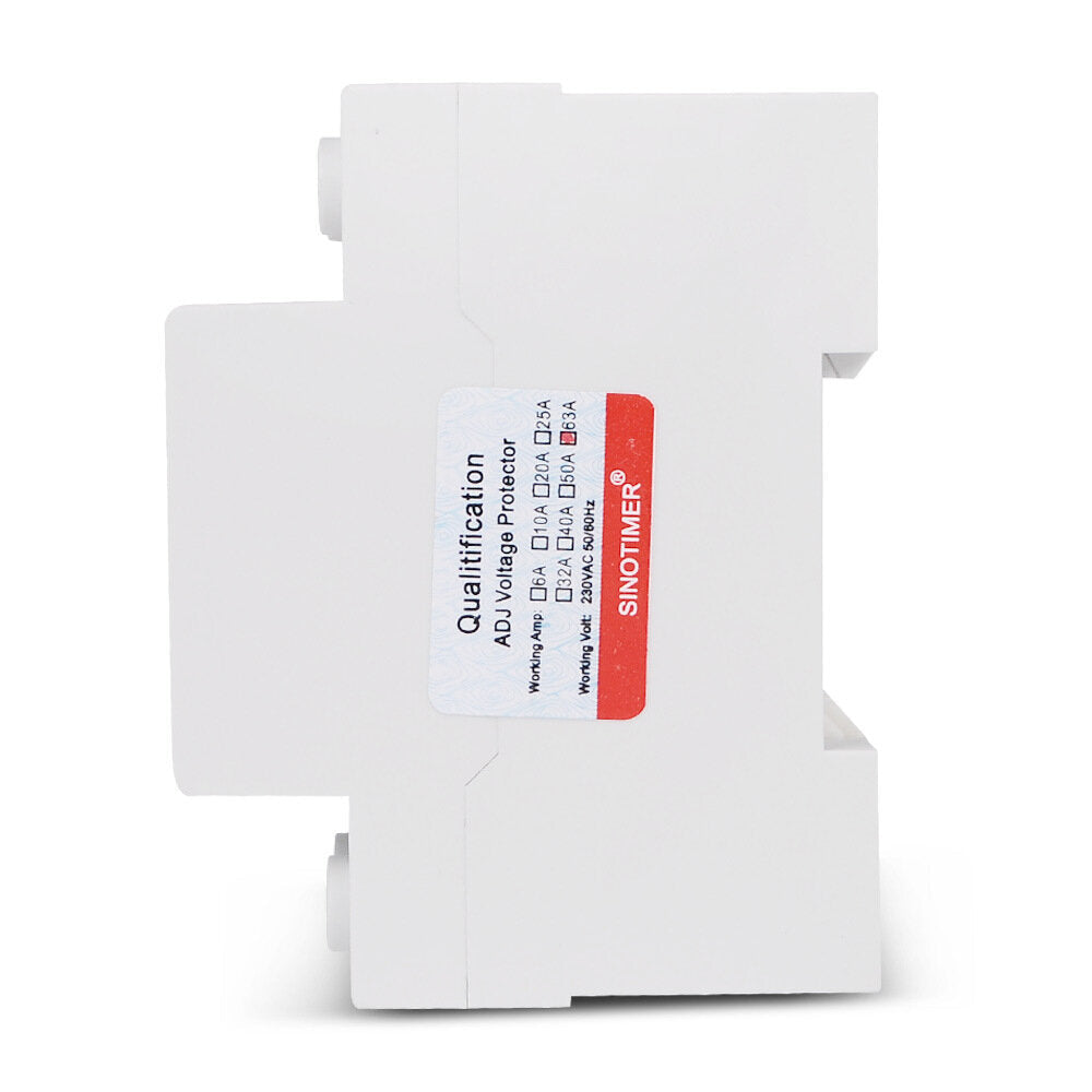 Single-phase Adjustable Self-recovery Intelligent Overvoltag 220V Protector LED Dual Display Automatic Reset Switch