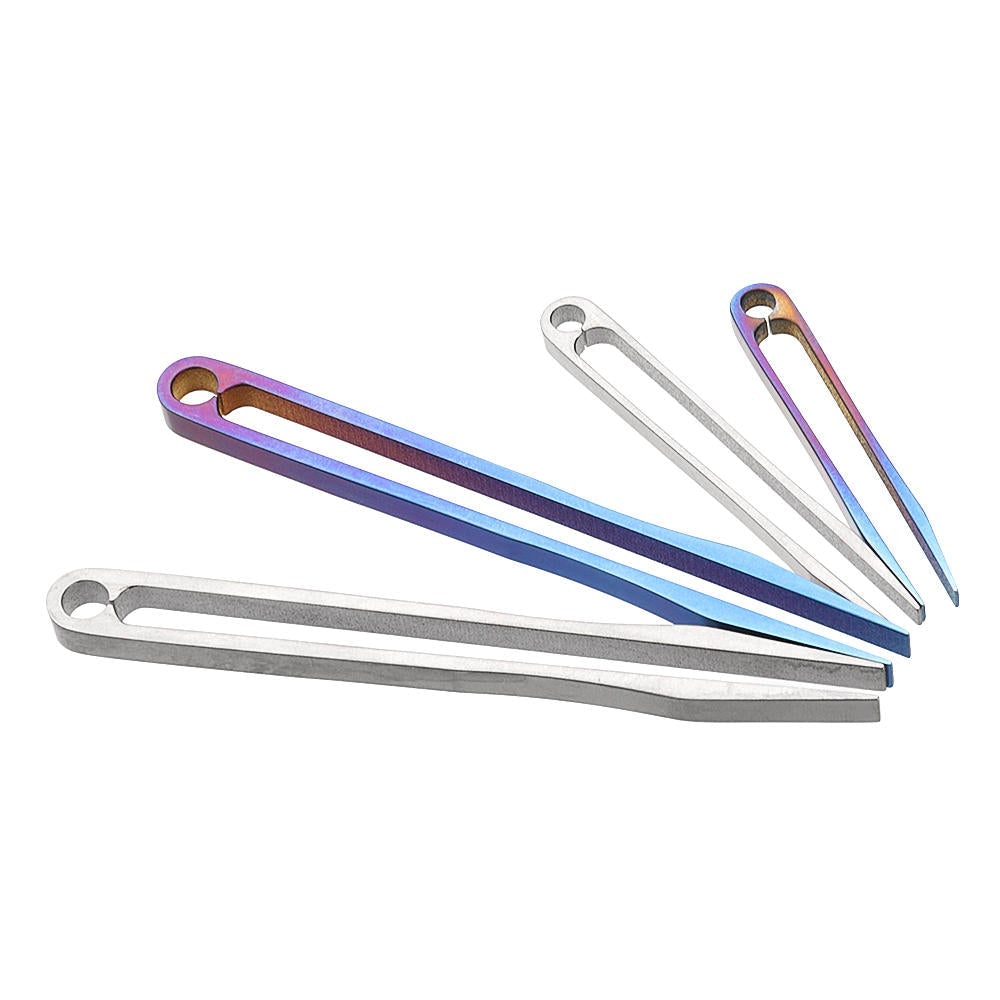 Titanium Alloy Mini Tweezer Portable Emergency CNC Clip Tool