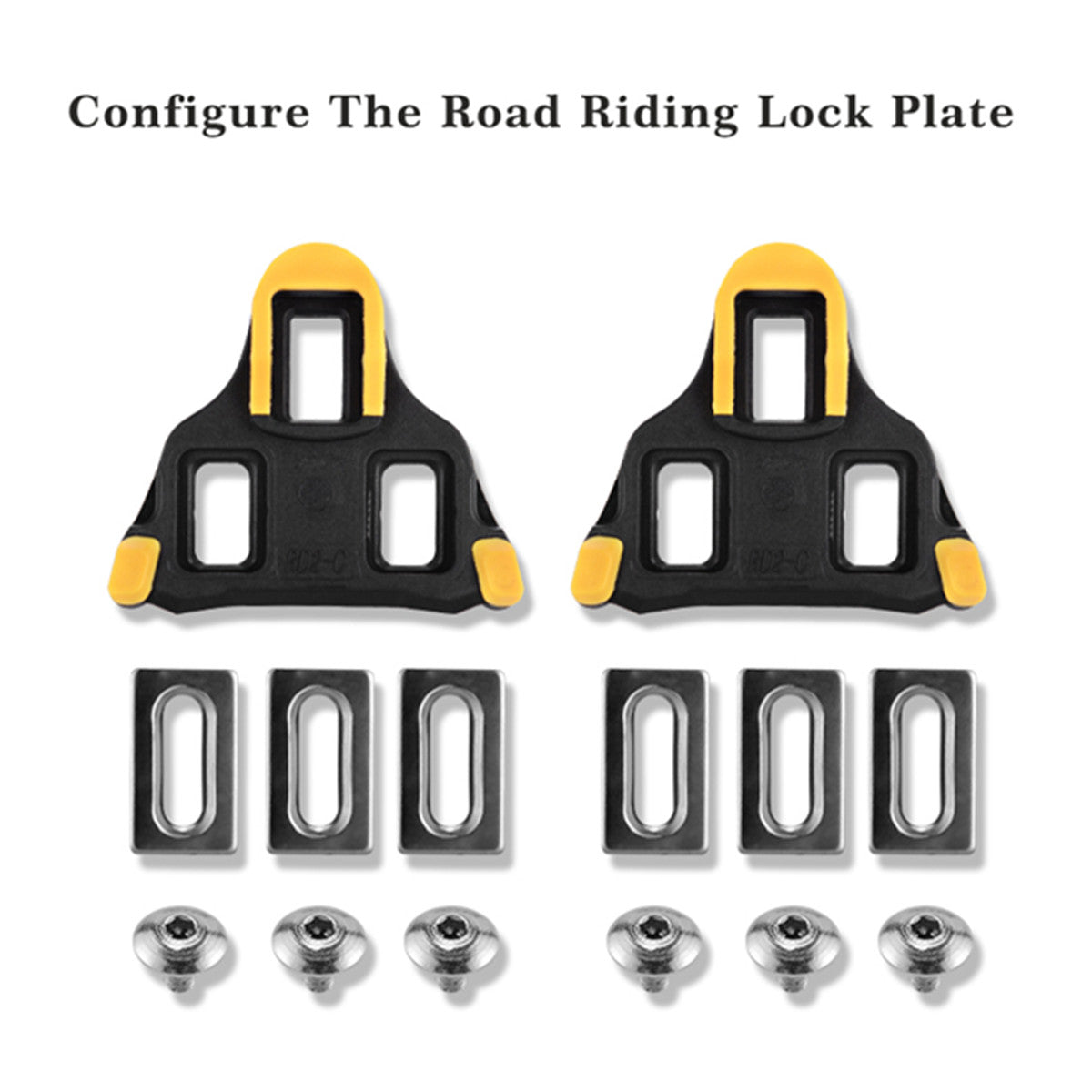 Road Bike Pedals Self-locking Seal Bearings Ultralight MTB Mountain Bicycle Flat Platform Outdoor Cycling