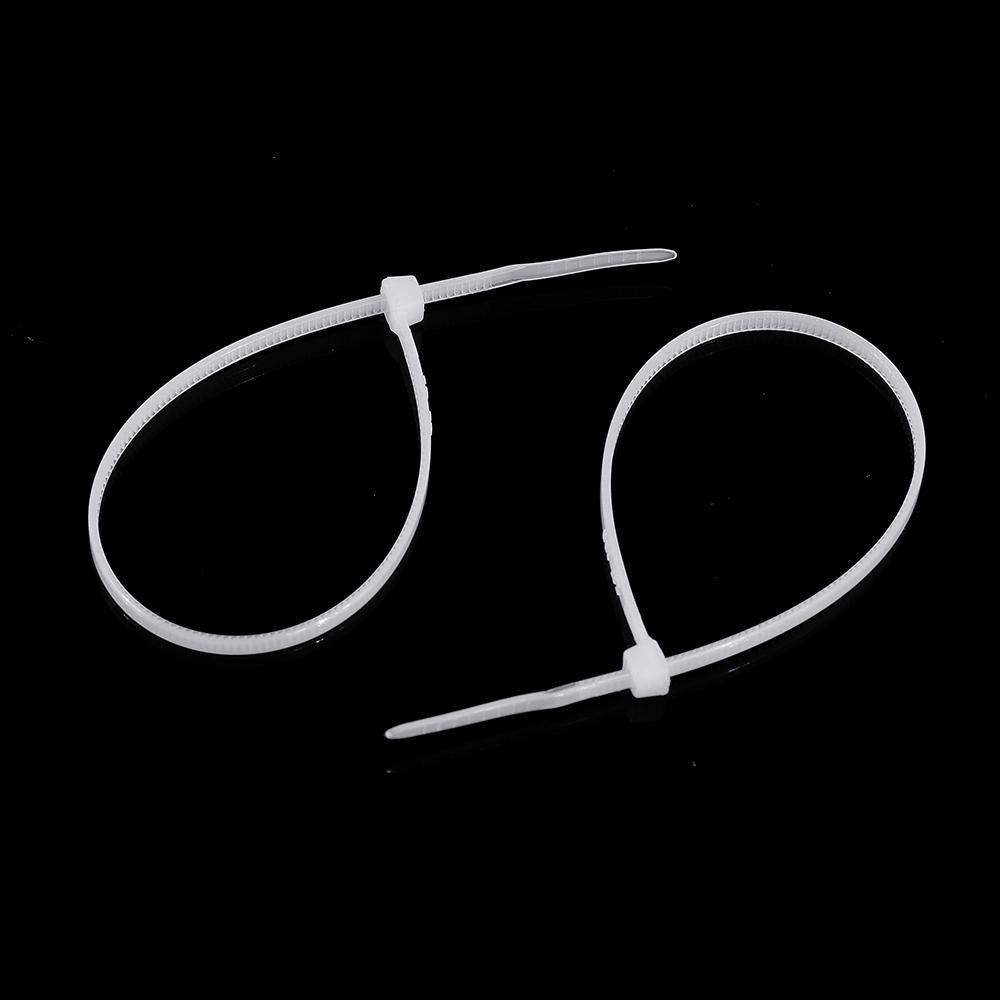 Nylon 500Pcs 3/4mm 10/12/15/20cm White Nylon Self-locking Cable Tie Zip Ties Strong Tensile Strength