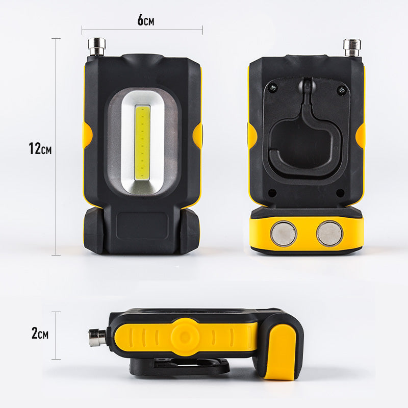5 in1 LED + COB Dual Light Magnetic Antenna Picker Work Light