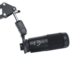 Wired Desktop USB Microphone Set with Stand for Computer PC Live Broadcast Video Conferencing Game Audio Recording YouTube Karaoke