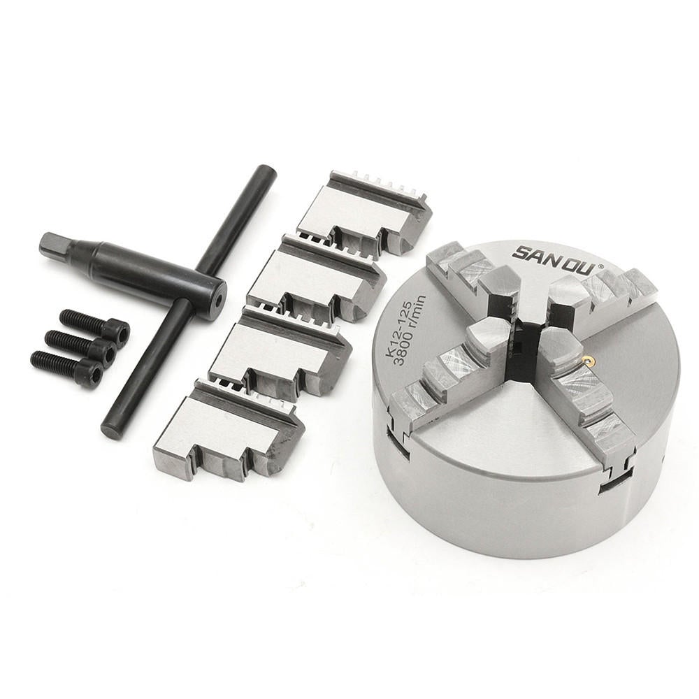 125mm 4 Jaw Self Centering Lathe Chuck with Key