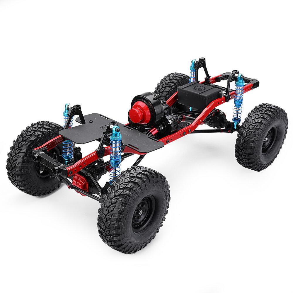 4WD Pre-assembled CNC Frame RC Car Crawler Parts Straight Bridge Version