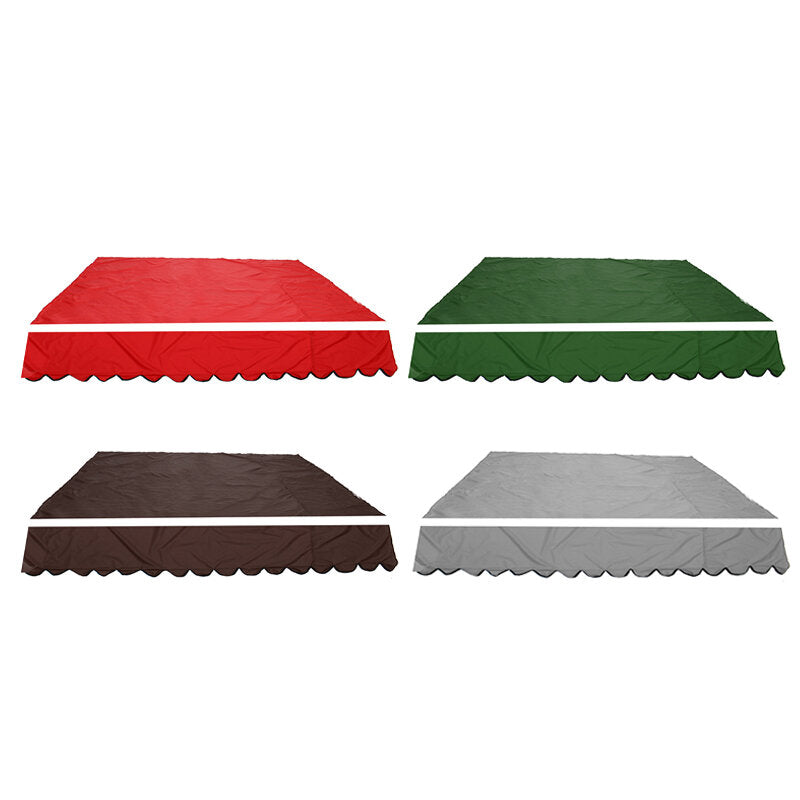 2.5x2M Outdoor Garden Patio Awning Cover Canopy Sun Shade Shelter Waterproof UV Resistant Awning