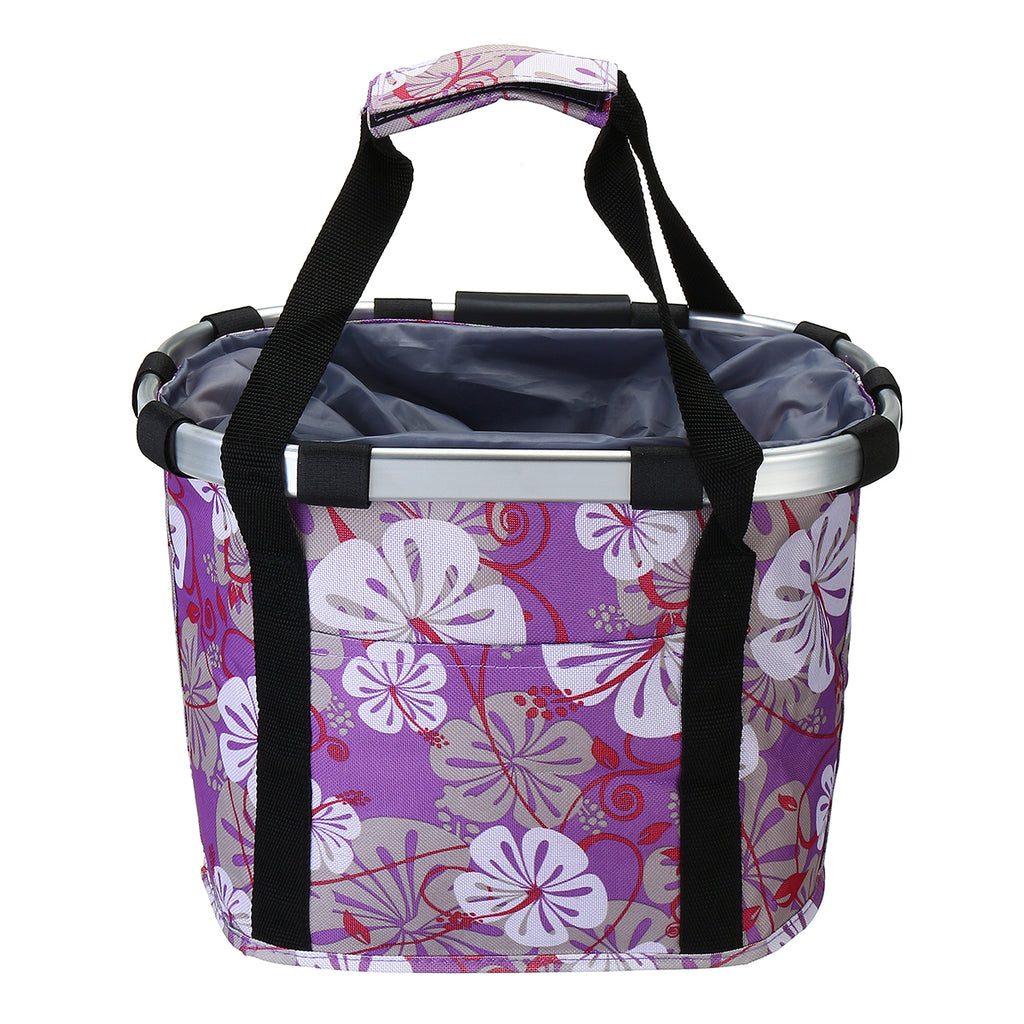 Bike Front Basket Pet Carrier Hampers Bicycle Handlebar Handbag Shoulder
