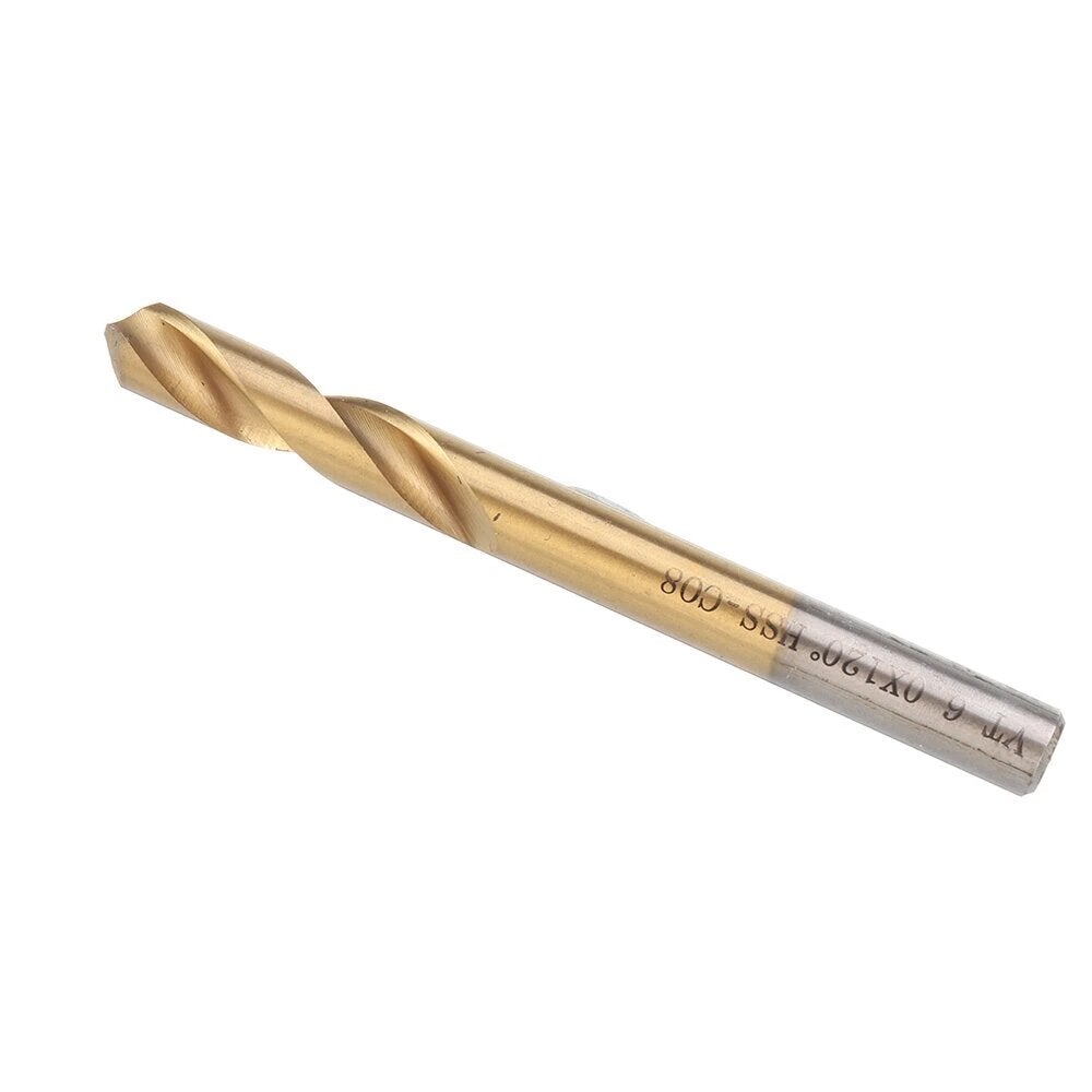 7pcs 3-12mm Spot Drill 120 Degree Titanium M42 Cobalt Chamfer Drill Location Center Bit Guide Chamfering Tools