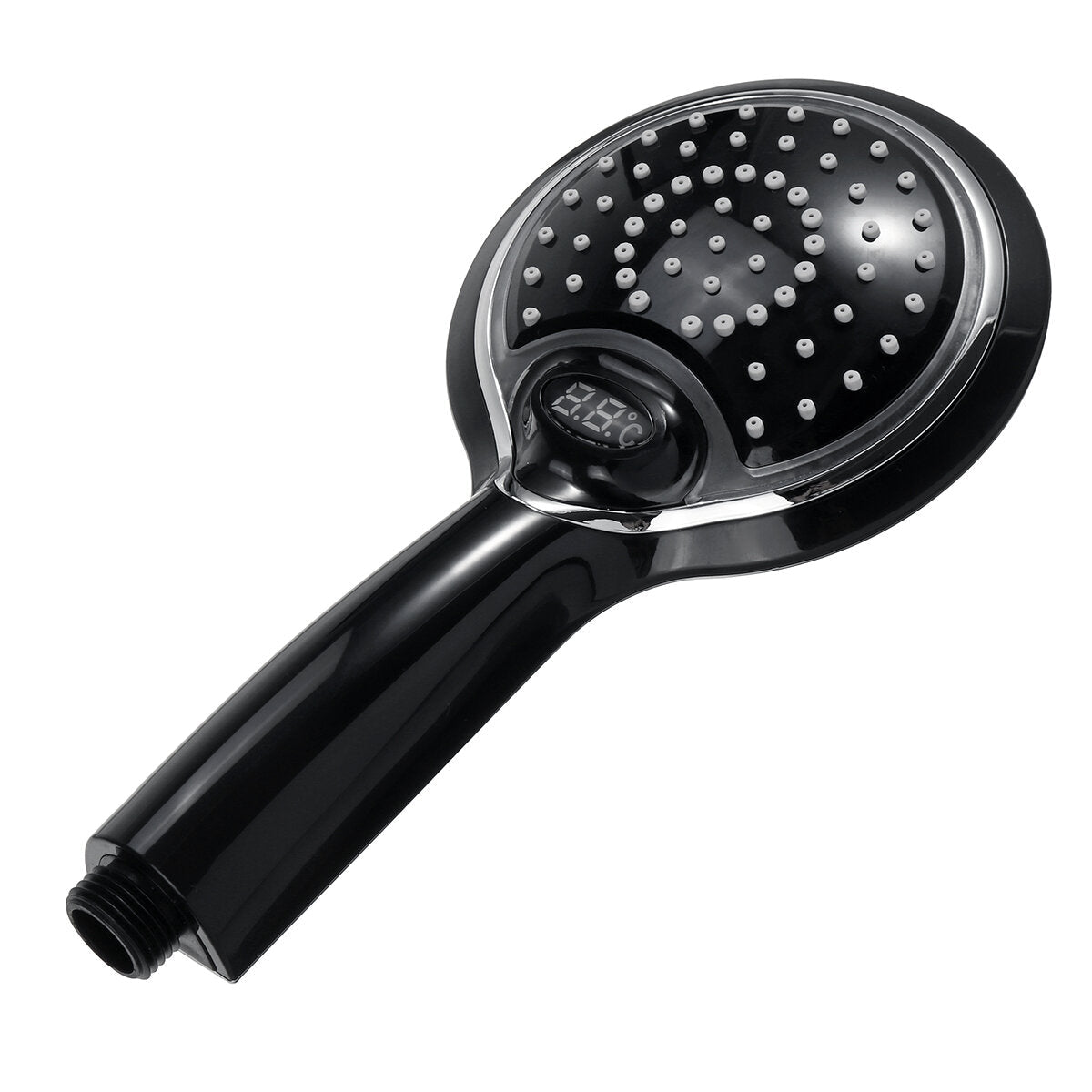 LED 3 Colors Light Digital LCD Display Temperature Control Shower Head
