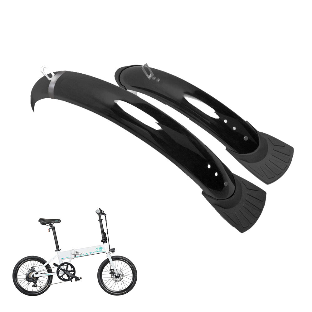 20 Inches Folding Moped Bicycle Fenders Front/Rear Mud Guards Set Cycling Bike Fender