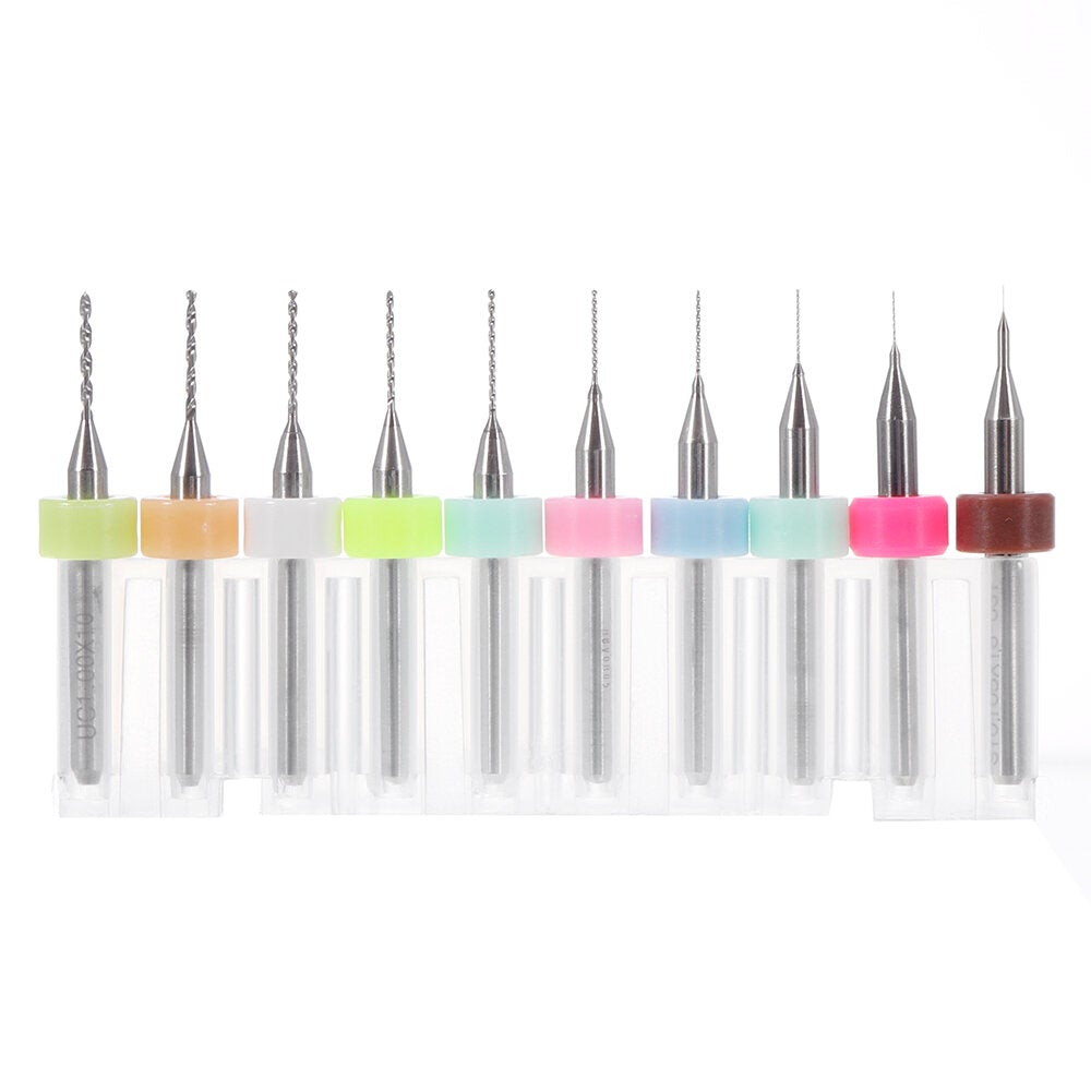 30pcs 0.1-2.0mm Tungsten Steel Hard Alloy PCB CNC Drill Bits For Circuit Boards PCB Drill Bit
