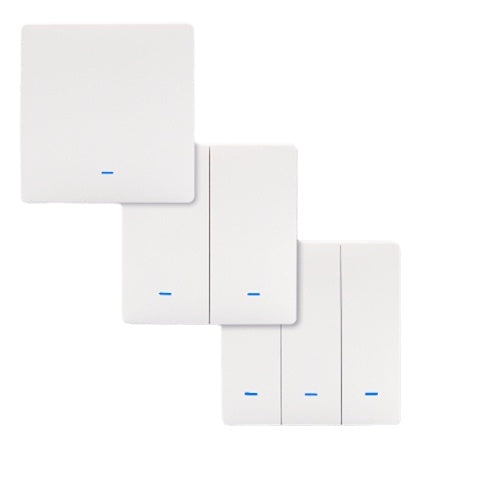 Wall Switch Light Alexa Wireless Remote Transmitter 1 2 3 Button RF Controller Switch For Lamp - 3 Way