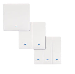 Wall Switch Light Alexa Wireless Remote Transmitter 1 2 3 Button RF Controller Switch For Lamp - 3 Way