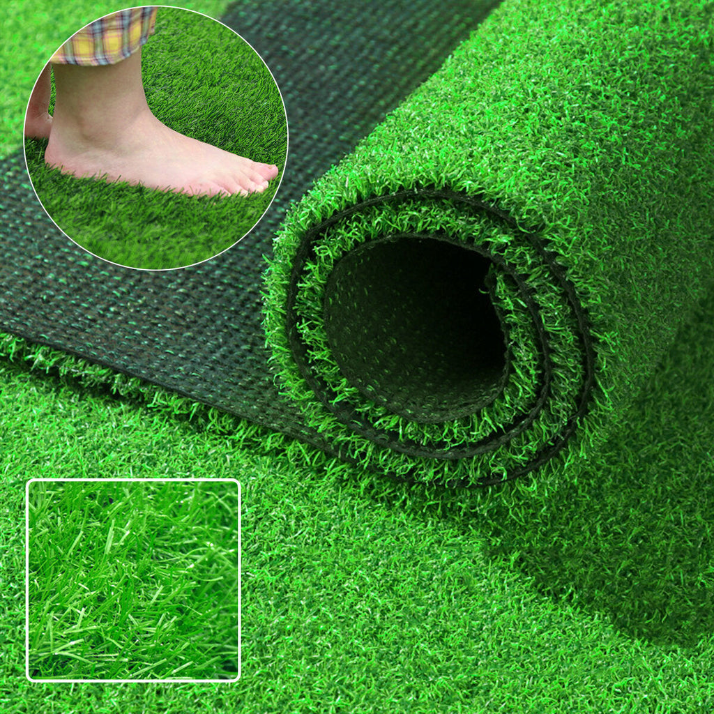 Green Artificial Grass Floor Mat Synthetic Landscape Lawn Garden Carpet Playground for DIY Landscaping Gardening Props Golf