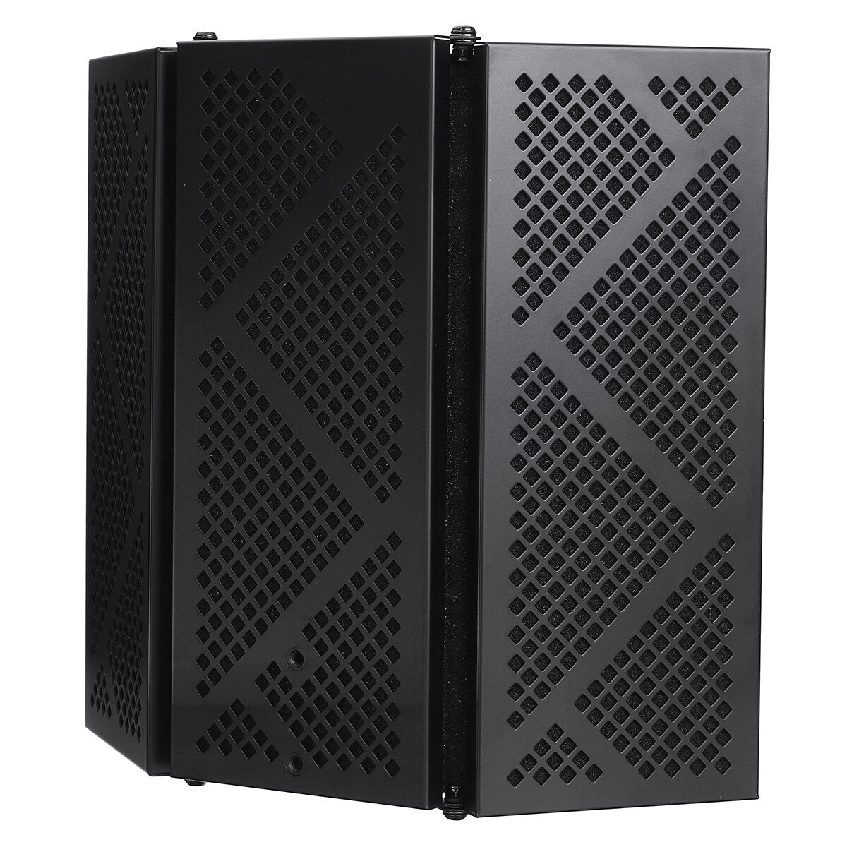 Foldable Microphone Acoustic Isolation Shield Foams Studio Three-door Noise Enclosure Panel Filter