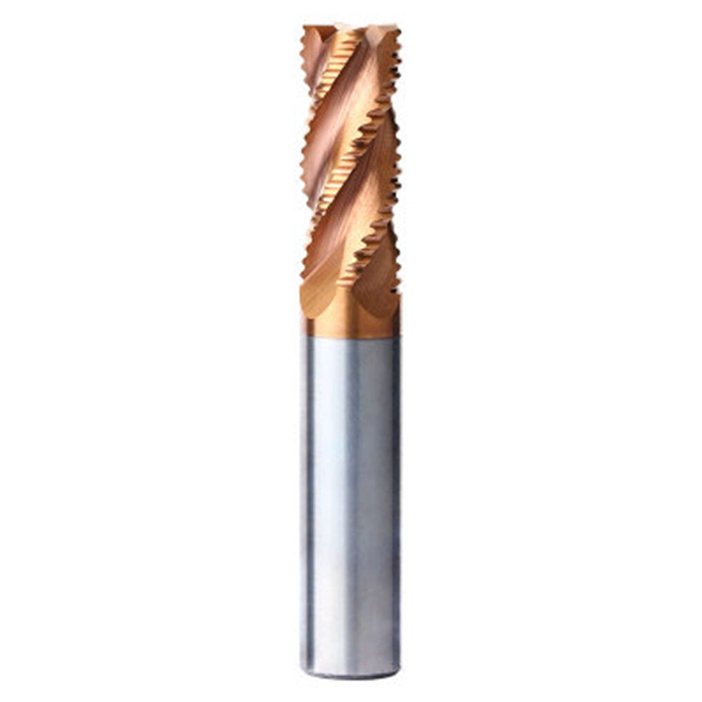 Four-blade Carbide Tungsten Steel Milling Cutter Straight Shank Knife Slotting