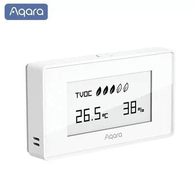 Indoor Air Quality Monitor Pollution Meter for TVOC Temperature and Humidity with a High-Contrast E Ink Screen Supports HomeKit Google Alexa
