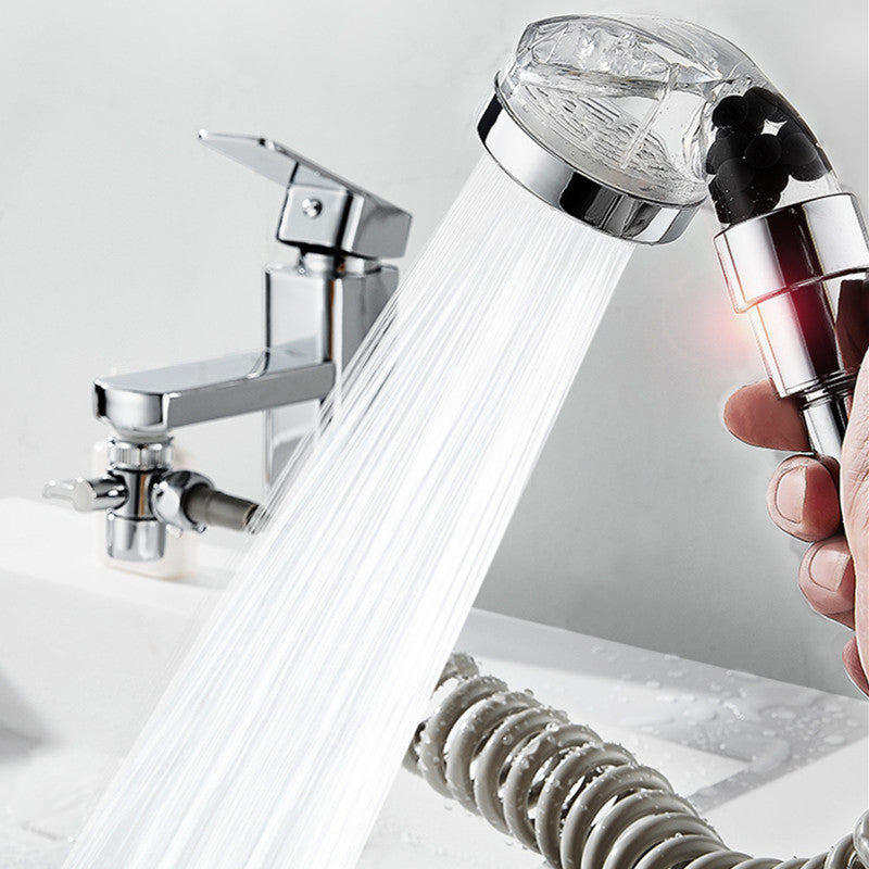 Bathroom Wash Face Basin Water Tap External Shower Head Toilet Hold Filter Flexible Hair Washing Faucet Rinser Extension Set