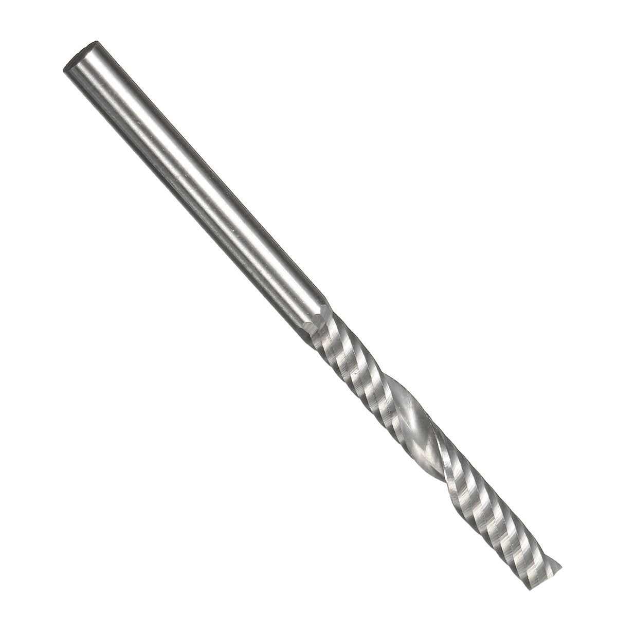 10pcs 1/8 Inch Shank End Mill Cutter 1 Flute Carbide Spiral Milling Cutter