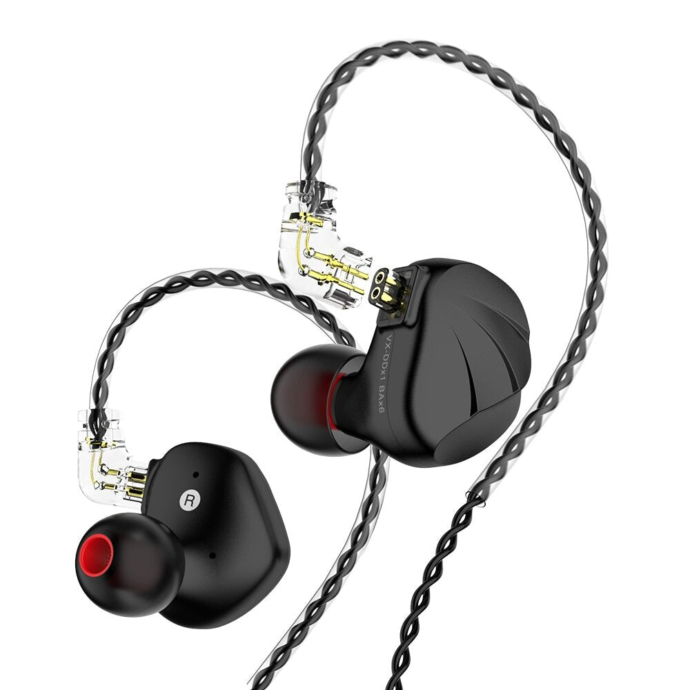 Dynamic Drivers In Ear Earphone Noise Cancelling Headphone 2Pin 0.75MM Connector for Mobile Phones PC Computer