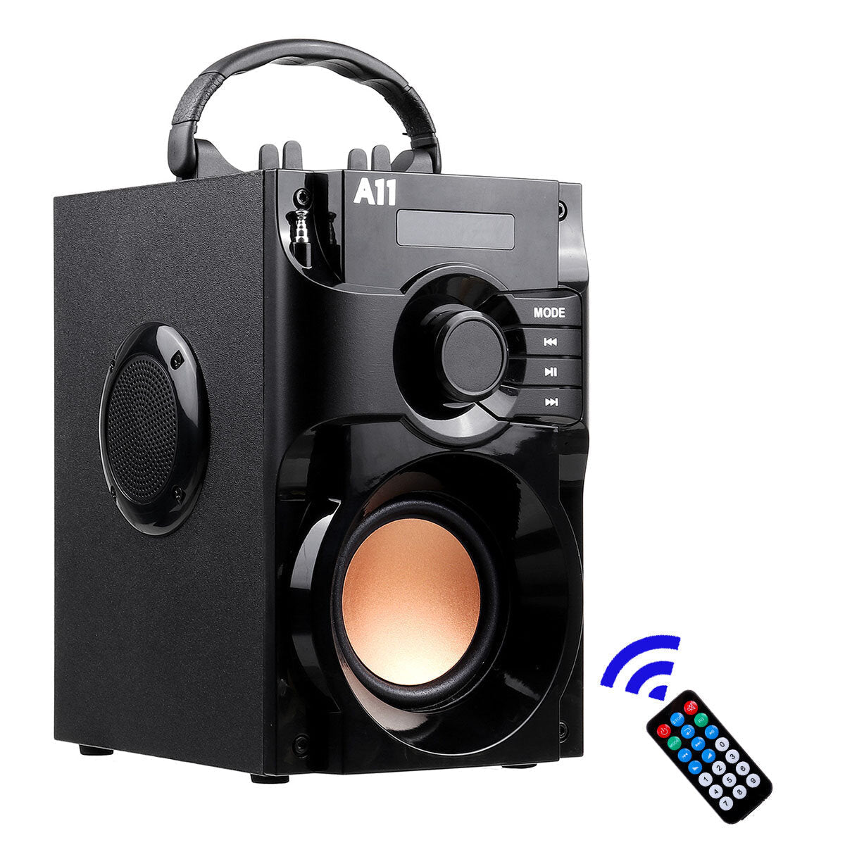 Wireless Bluetooth Speaker Stereo Subwoofer Bass Speakers Music Studio Support FM AUX