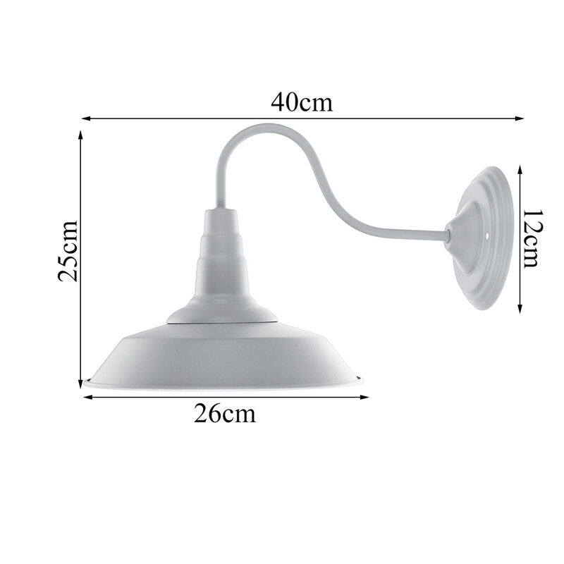 Vintage Industrial Factory Iron Wall Lamp Light Shade Pendant Lampshade
