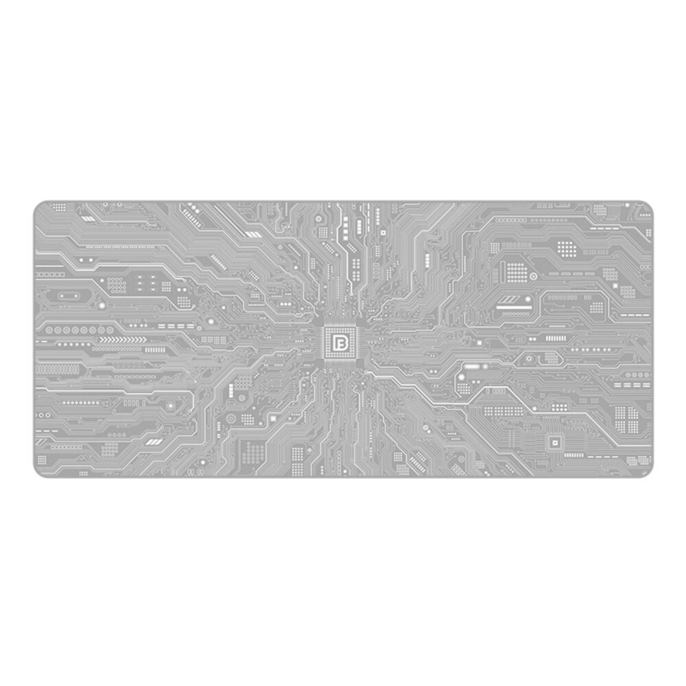 Circuit Diagram Extra Large Mouse Pad 900*400*4MM Thickened Locked Edge Keyboard Pad Non-Slip Rubber Desktop Mouse Mat for Home Office Game