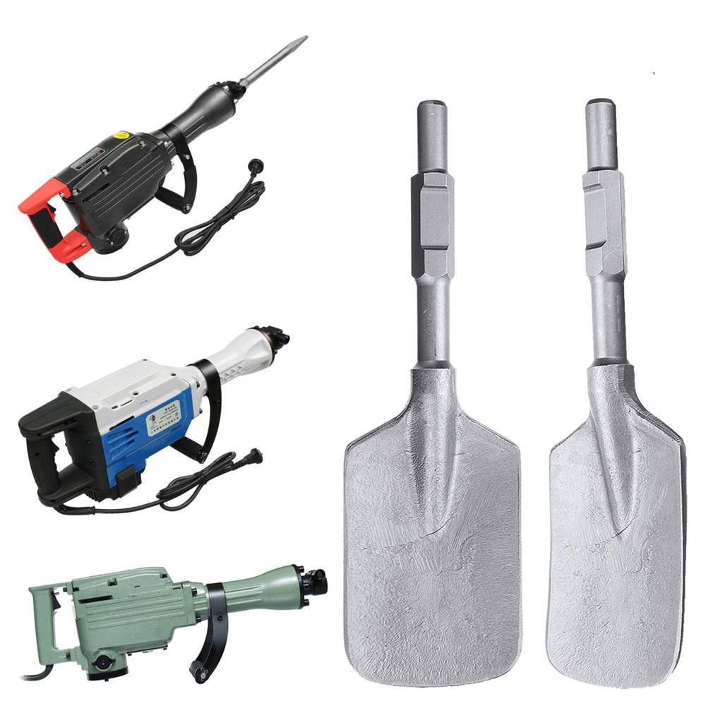 Breaker Clay Spade Cutter Chisel Extra Wide Square-Tipped Jack Hammer Drill