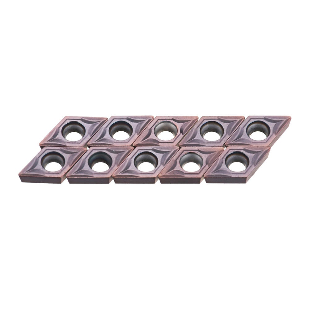 10pcs DCMT070204 VP15TF Carbide Insert for SDNCN1010H07/SDNCN1212H07 Turning Tool Holder
