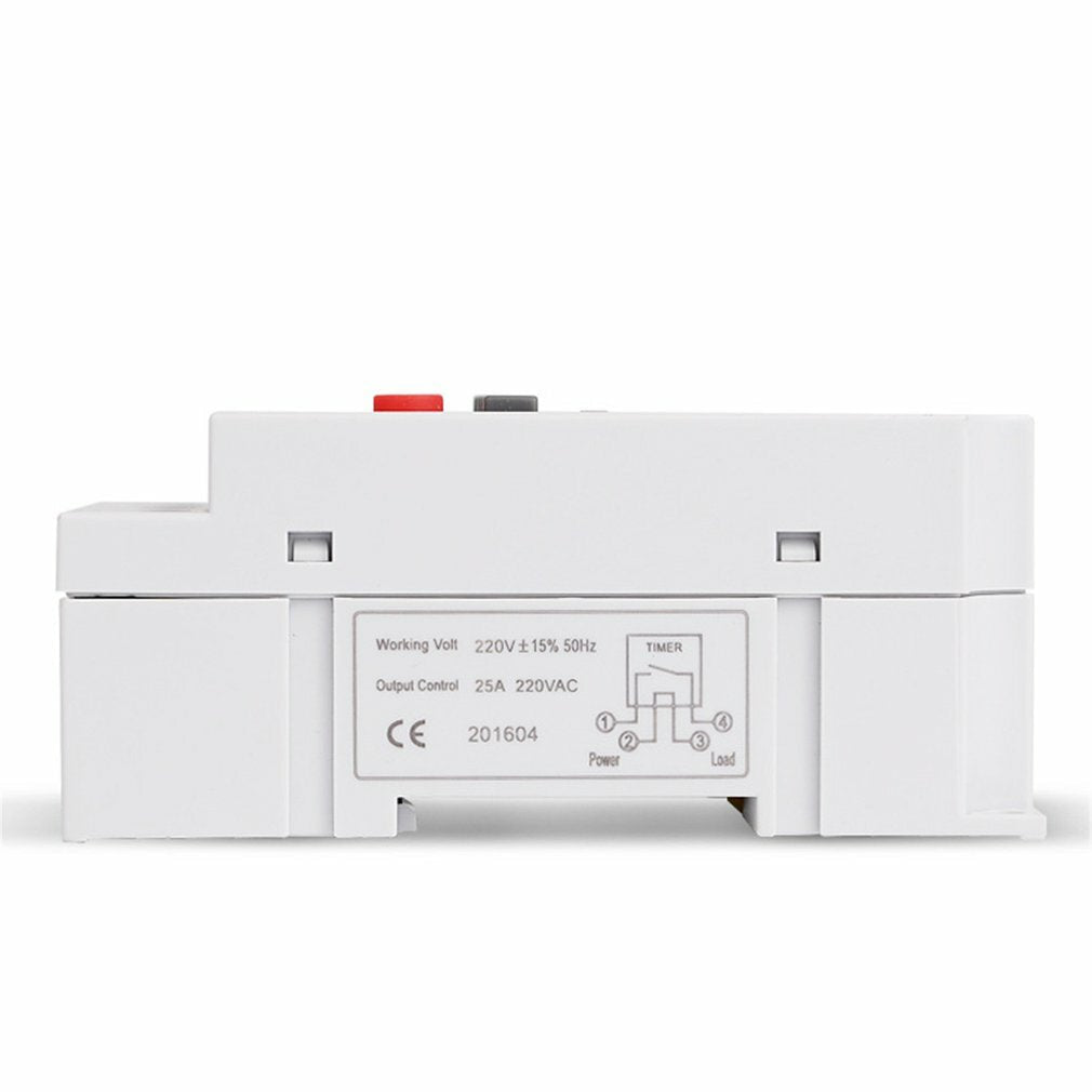 220V LCD Digital Programmable Timer Switch with Interval 1 Second Power Direct Output